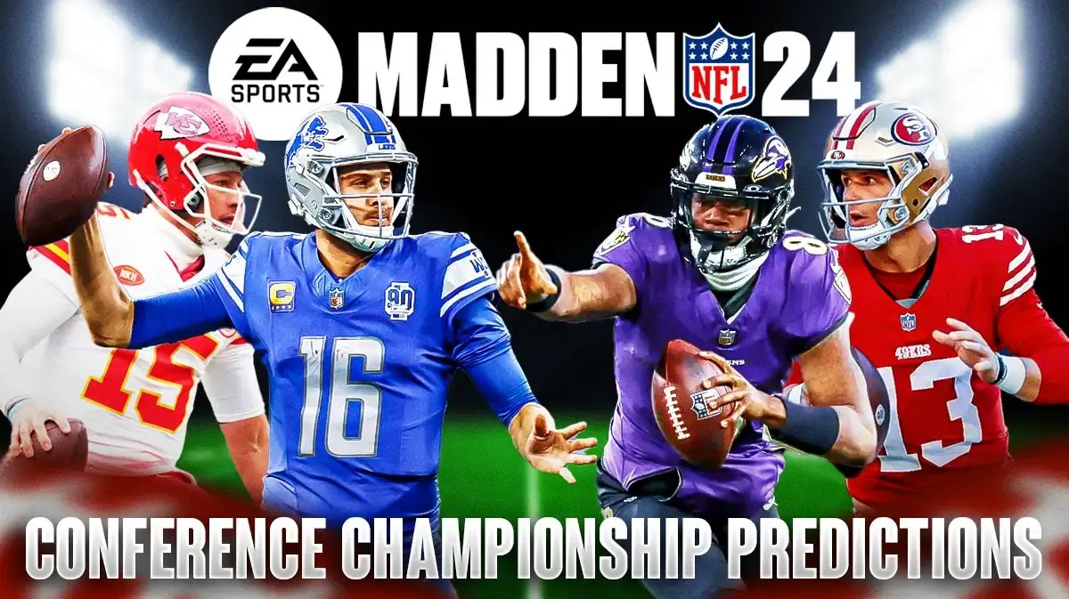 Madden 24 Simulates - Conference Championship Predictions - Mahomes Soars