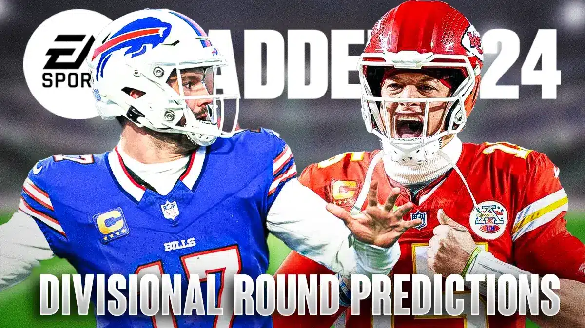 Madden 24 Simulates NFL Divisional Predictions Bills Advance