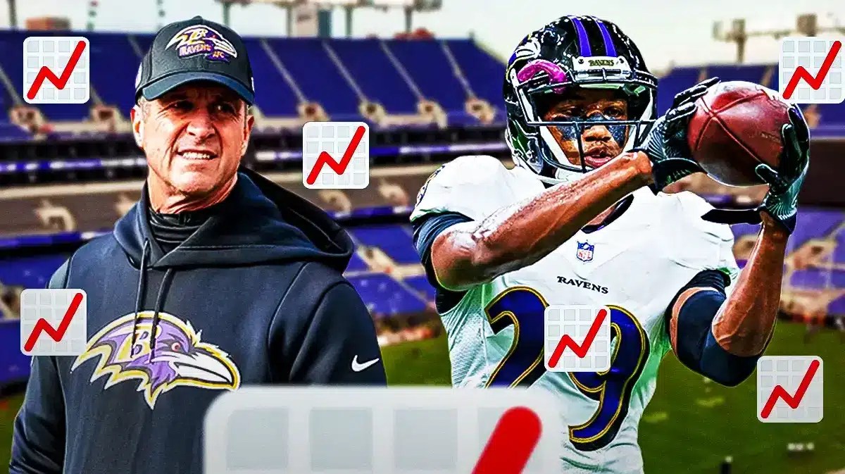 Ravens' John Harbaugh and Marlon Humphrey