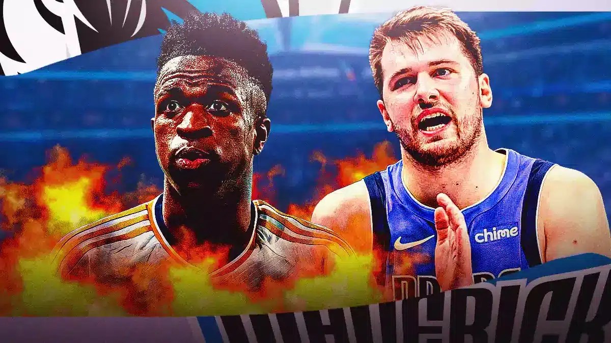 Luka Doncic praised Real Madrid star Vinicius Jr. after his impressive feat helped his club over Barcelona in the Spanish Super Cup finale.