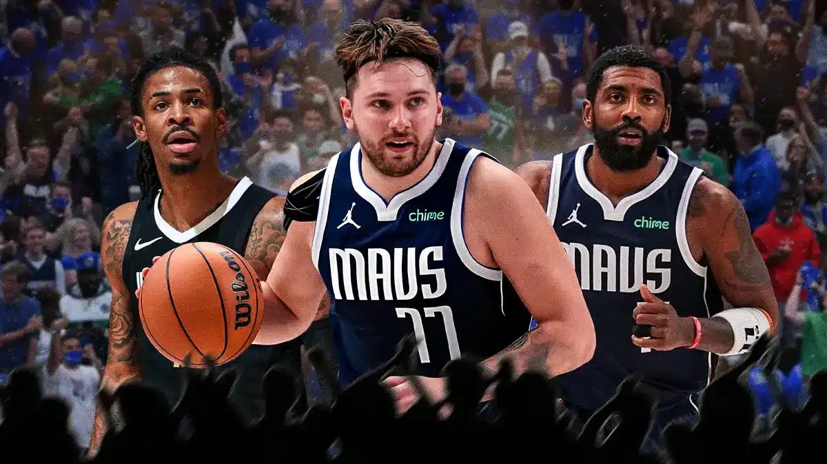 Mavericks Luka Doncic and Kyrie Irving after loss to Grizzlies Ja Morant