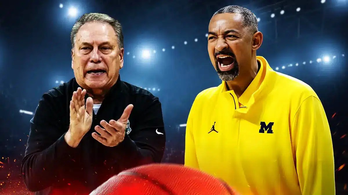 Michigan State basketball led Michigan late on Tuesday night.