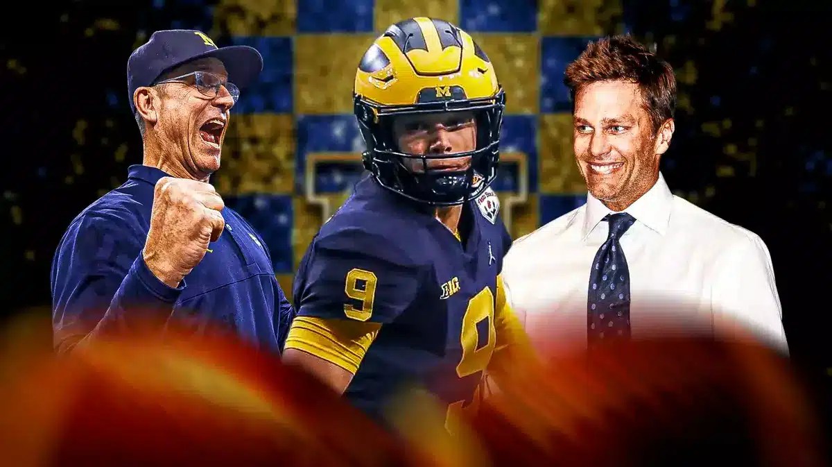 Jim Harbaugh declared JJ McCarthy the best Michigan football QB of all time over legends like Tom Brady after the team's Rose Bowl win.