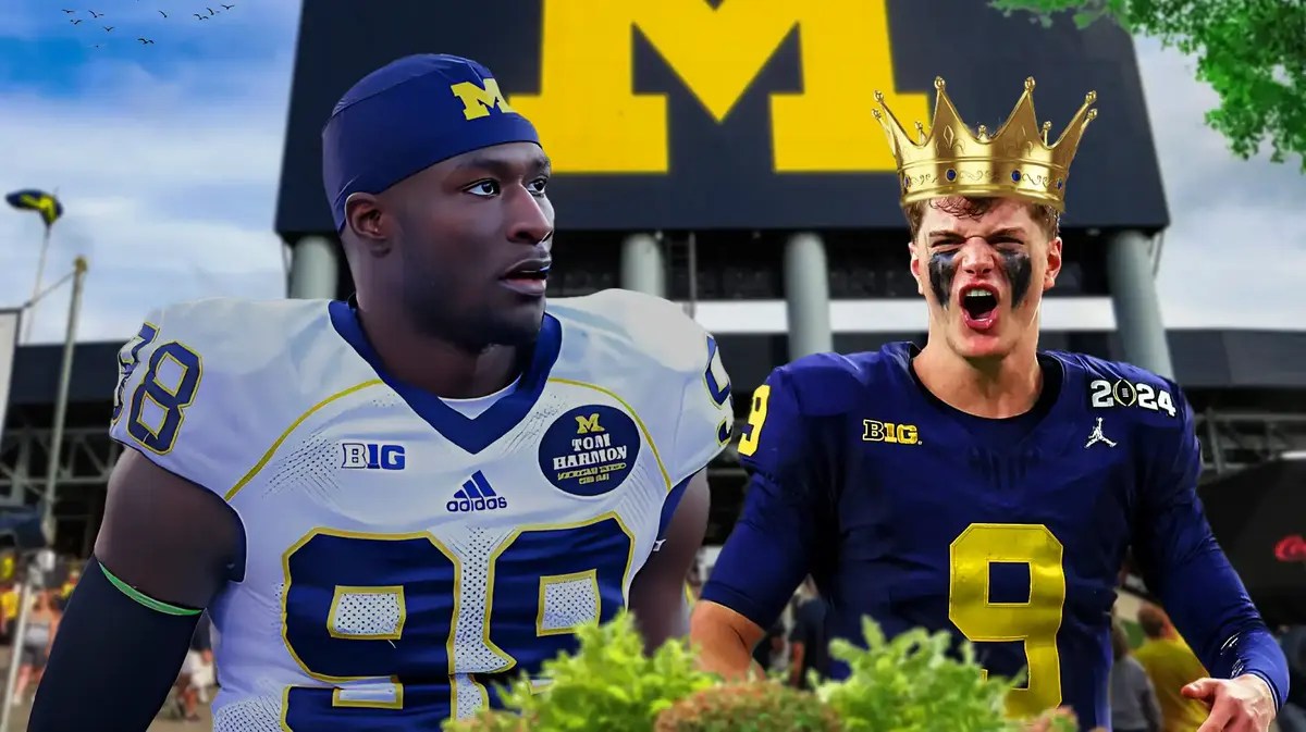 Michigan football alum Devin Gardner and Jim Harbaugh mentee JJ McCarthy after College Football Playoff win