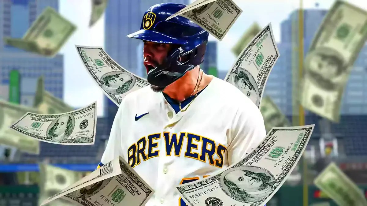 Willy Adames. Money flying around