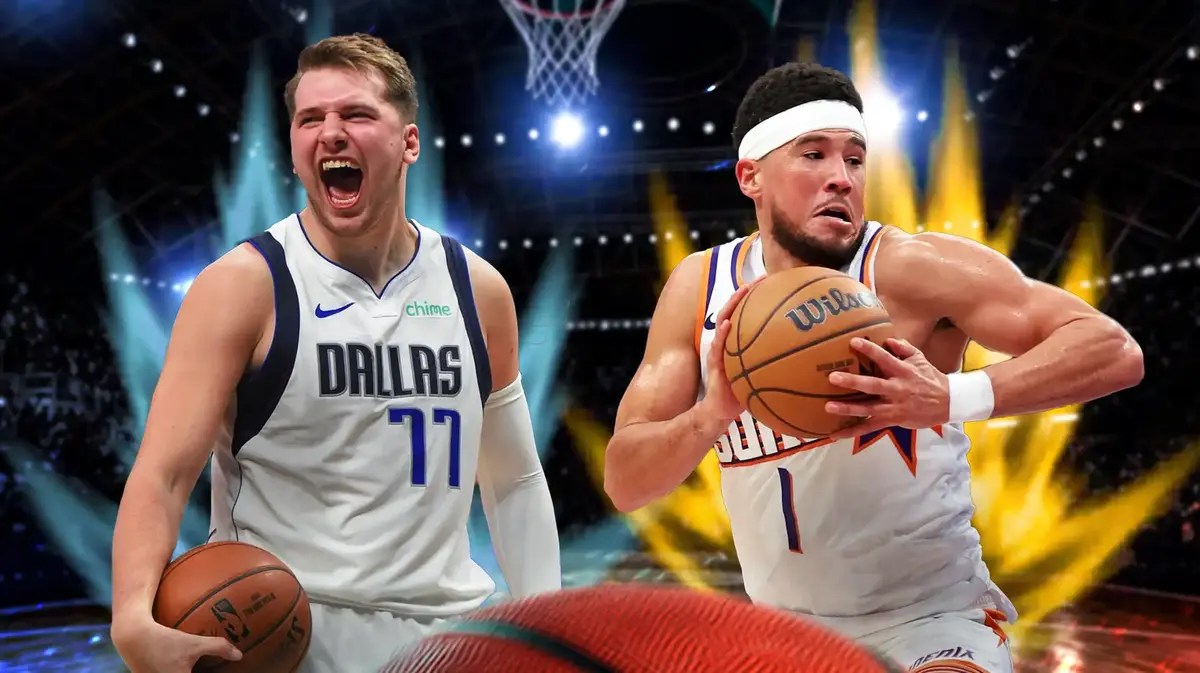 Luka Doncic, Devin Booker, Phoenix Suns, Suns, Dallas Mavericks, Mavs