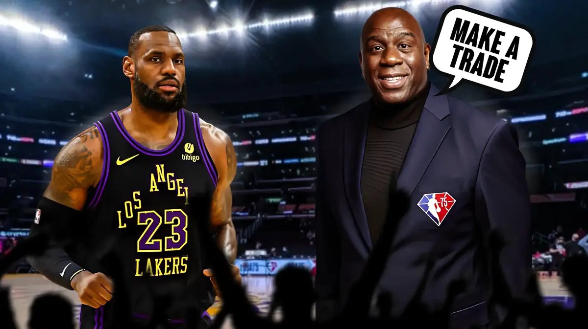 Magic Twitter, LeBron Lakers, LeBron James, Lakers, Magic Johnson