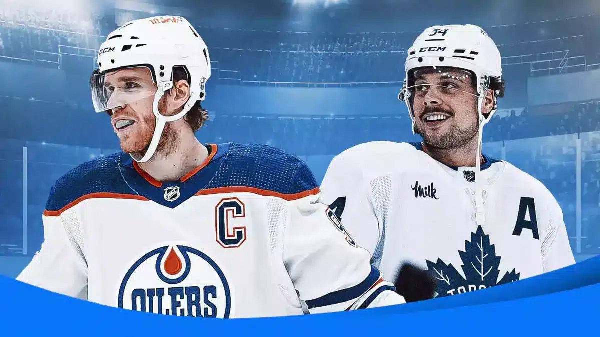 NHL All Stars Connor McDavid and Auston Matthews