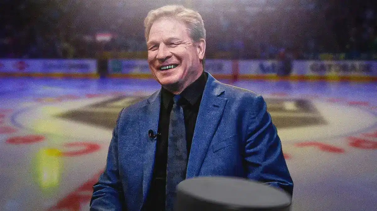 NHL scout Tony Hrkac looking relieved