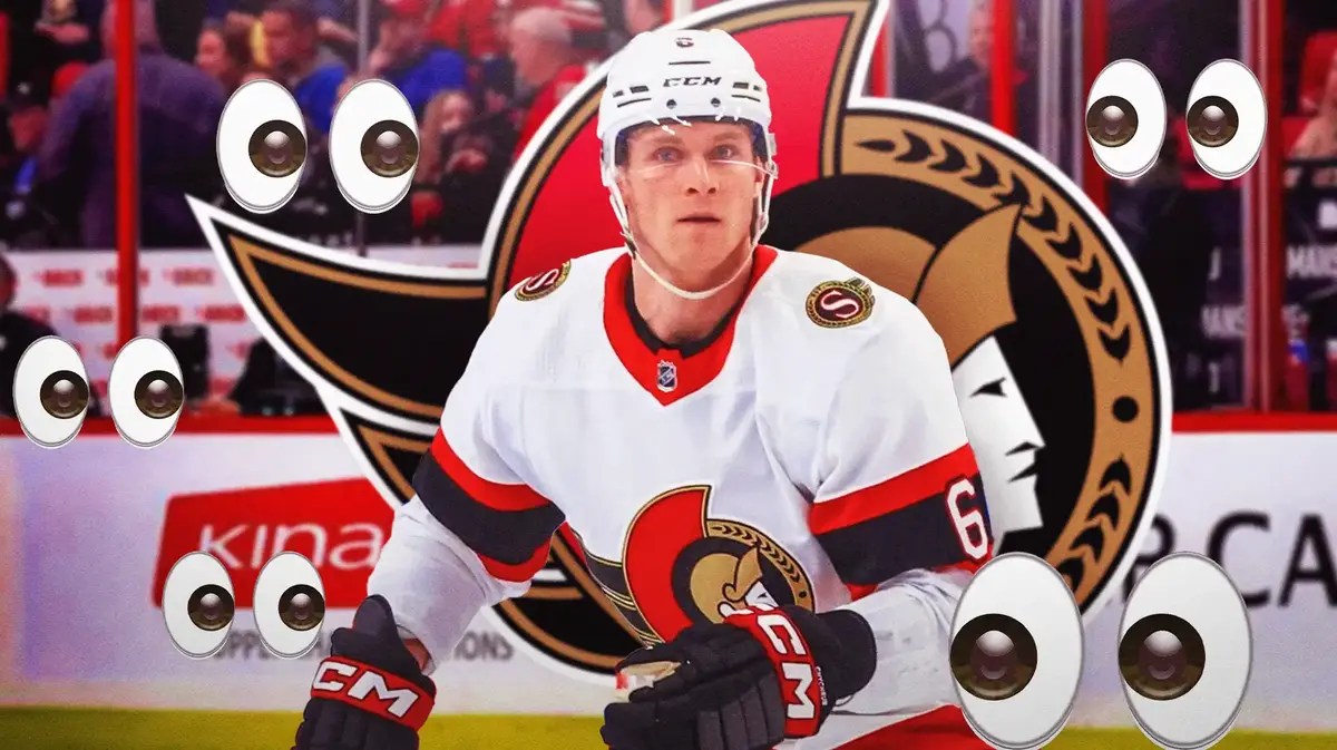 Senators star Jakob Chychrun hearing his name in new NHL rumors.