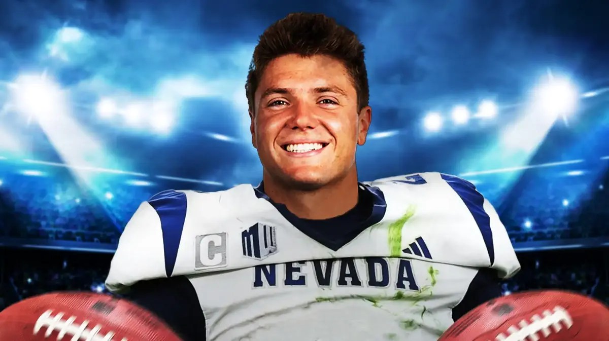 Chubba Purdy in a Nevada football uniform