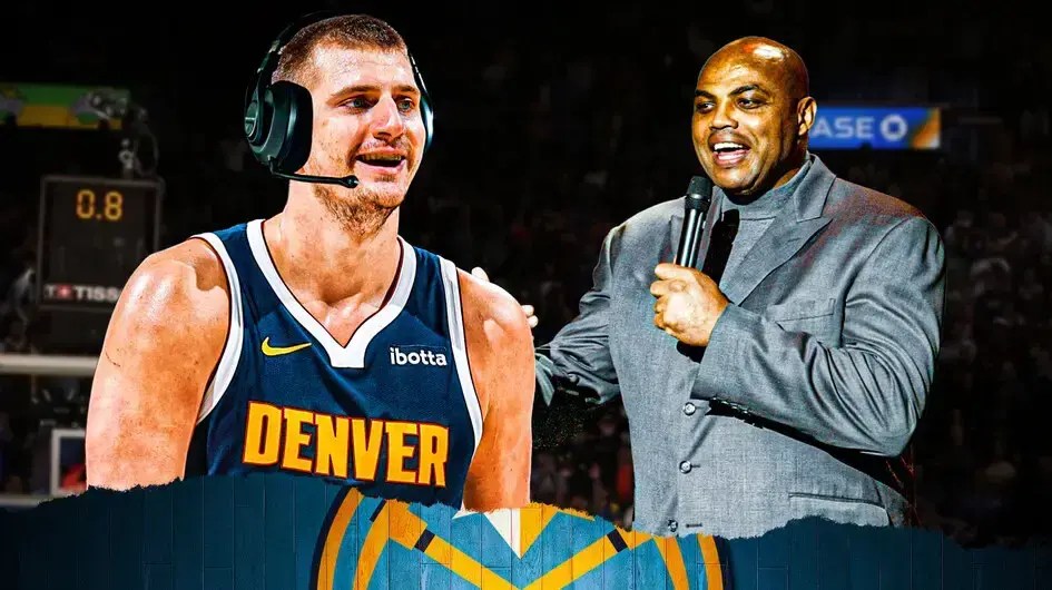 Nuggets Nikola Jokic and Charles Barkley