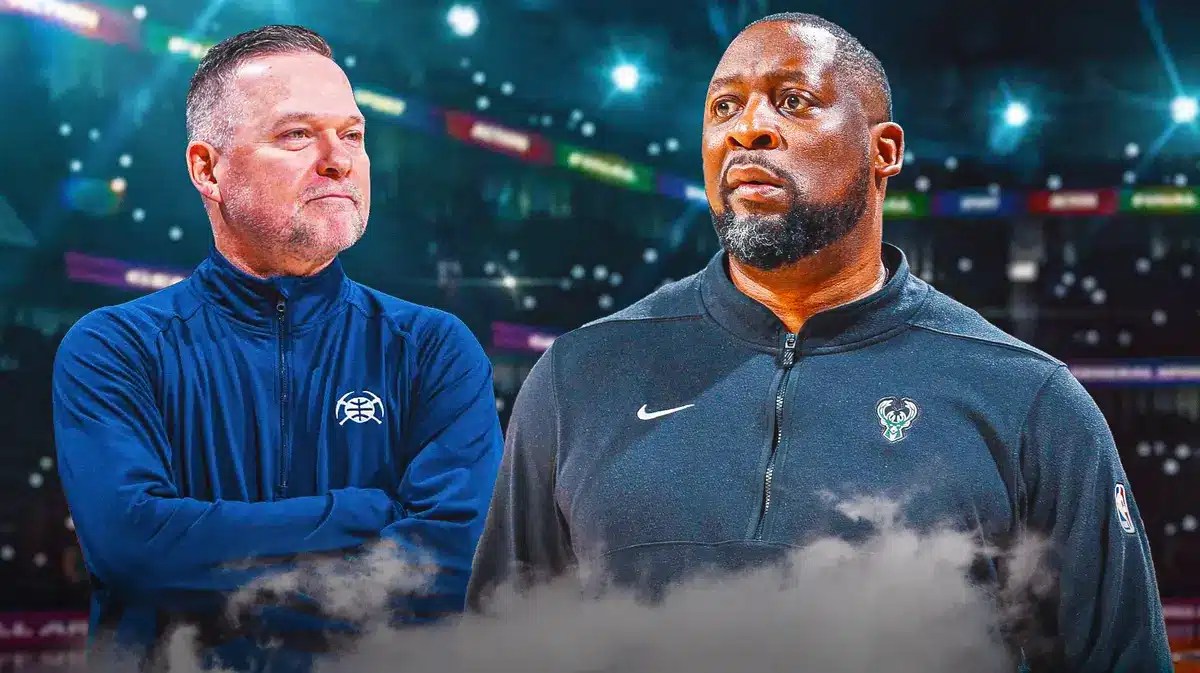Michael Malone (Nuggets) and Adrian Griffin (ex-Bucks coach)