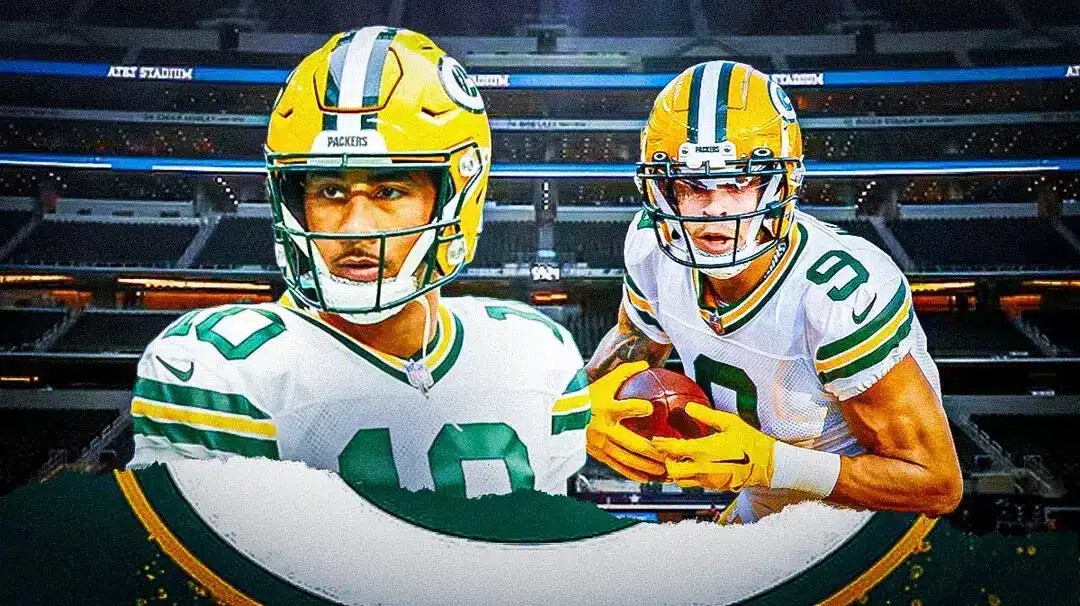 Packers' Jordan Love and Christian Watson