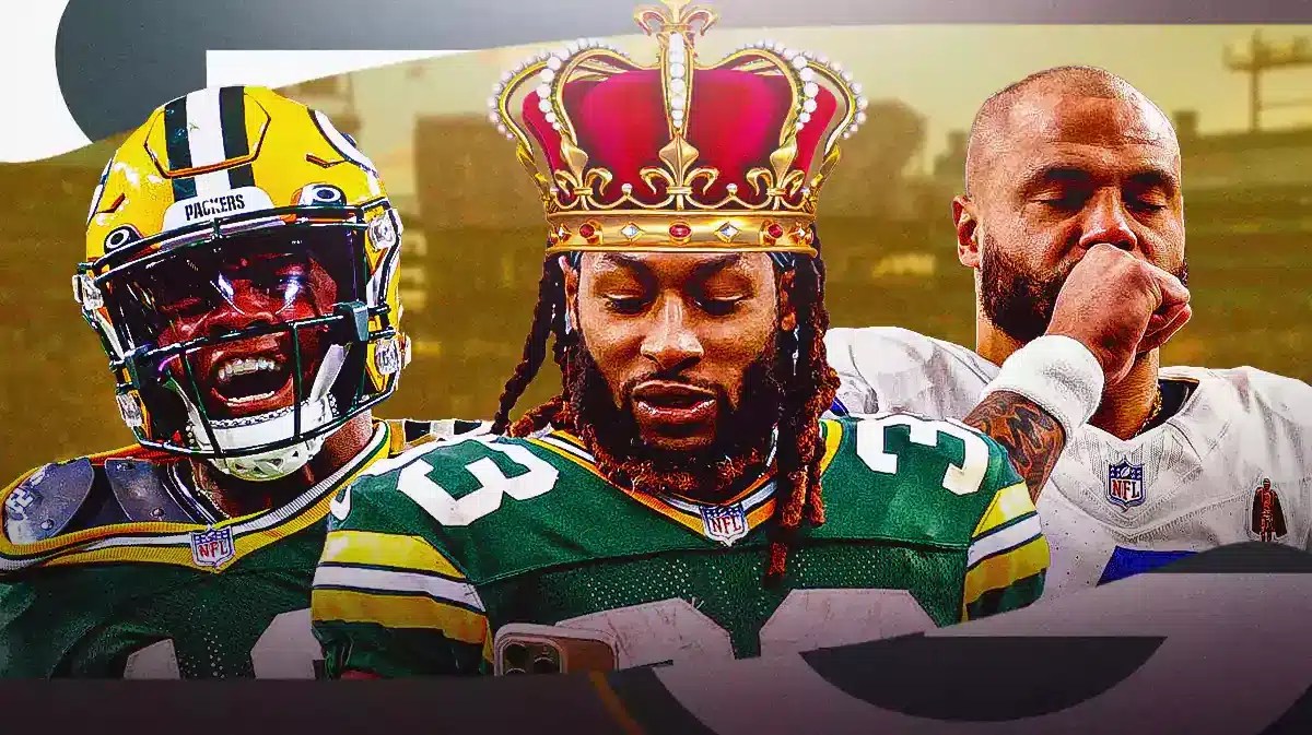 Packers Aaron Jones as Jordan Love demolished the Cowboys in the NFL Playoffs