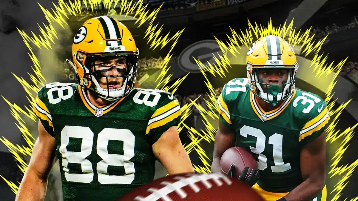 Packers' Luke Musgrave and Emanuel Wilson