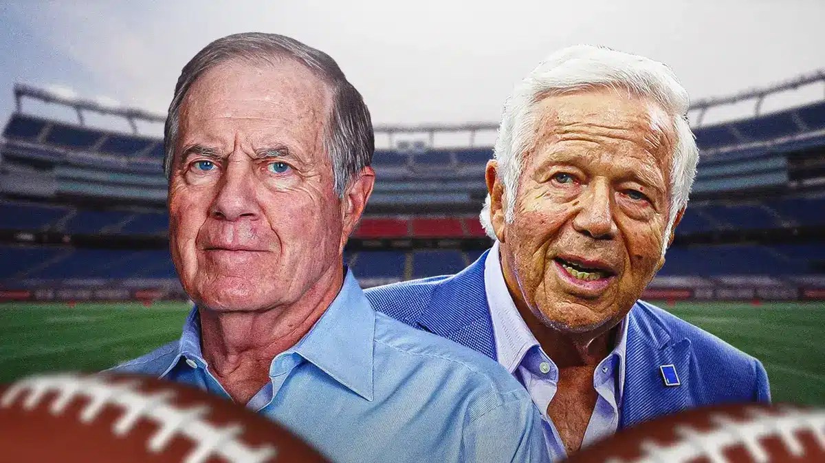 Bill Belichick with Robert Kraft