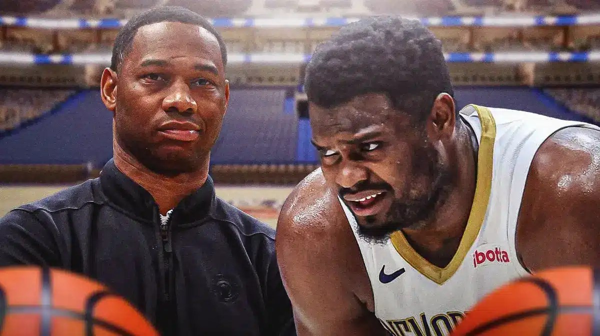 Pelicans' Willie Green and Zion Williamson