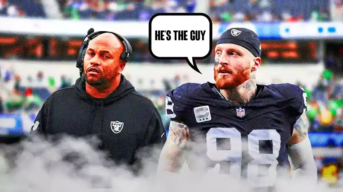Raiders' Maxx Crosby is not wavering in his support for Antonio Pierce