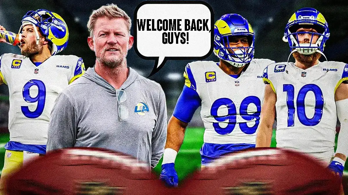 Rams GM Les Snead welcoming Matthew Stafford, Cooper Kupp and Aaron Donald back to Los Angeles