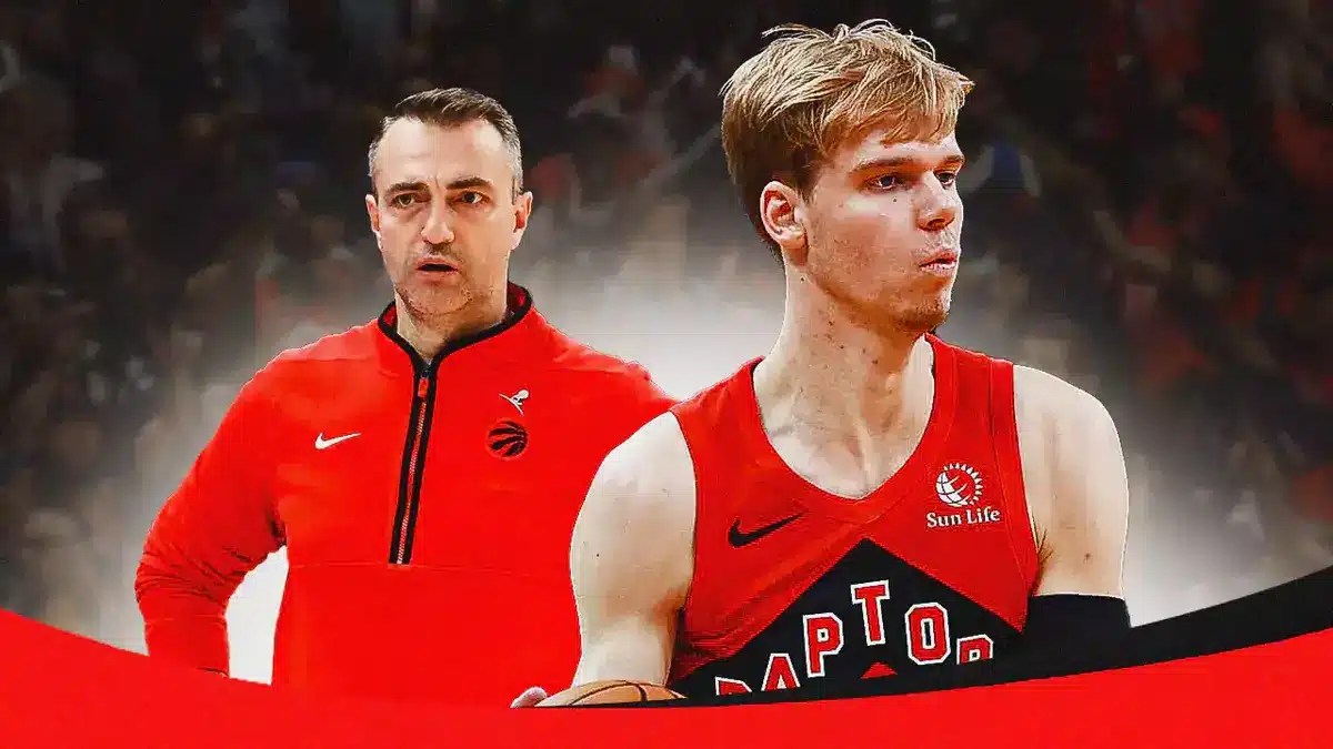 Raptors Darko Rajakovic and Kansas basketball alum Gradey Dick after NBA G League stint