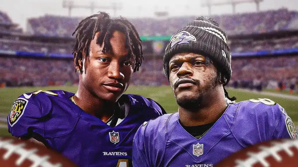 Lamar Jackson. Zay Flowers