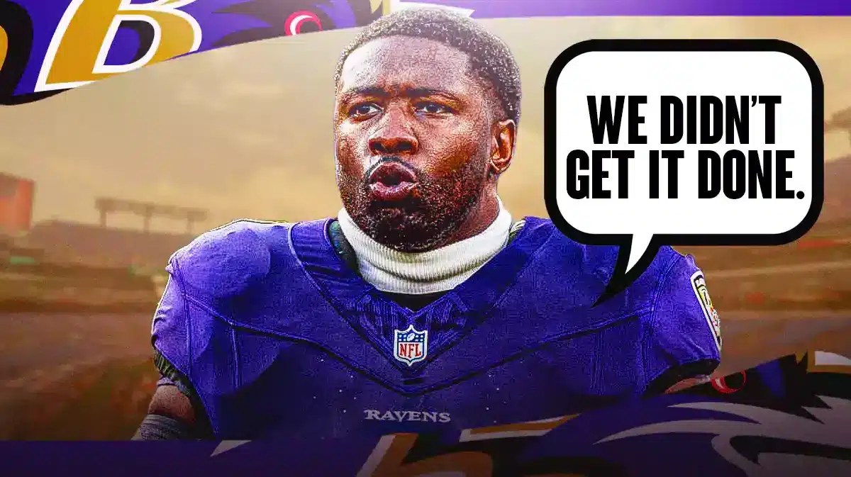 Roquan Smith feels the pain after the Ravens lost to the Chiefs in the AFC title game