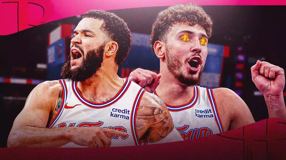 Rockets Dillon Brooks teammates and Ime Udoka mentees Alperen Sengun with Fred VanVleet