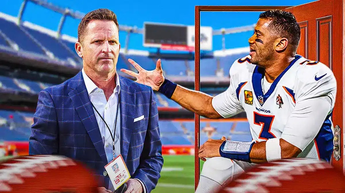 Russell Wilson and Broncos GM George Paton