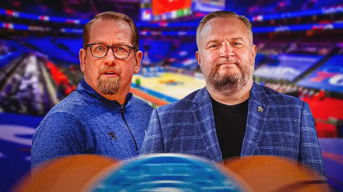 Sixers' Nick Nurse and Daryl Morey