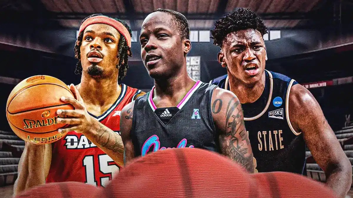 College Basketball, AP men's top 25 poll, DaRon Holmes II, Dayton, Johnell Davis, Florida Atlantic, Great Osobor, Utah State