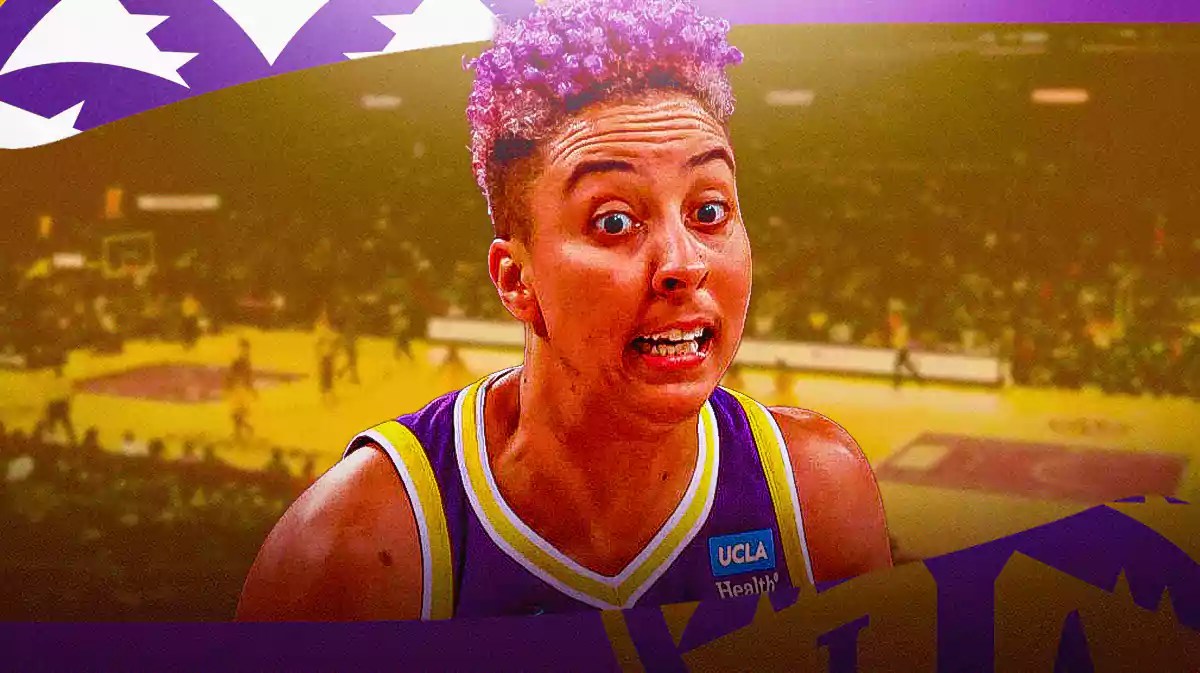 Layshia Clarendon with the Sparks arena in the background, WNBA free agency