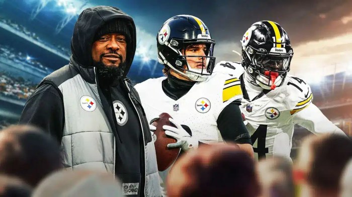 Mike Tomlin, Mason Rudolph, George Pickens, Steelers