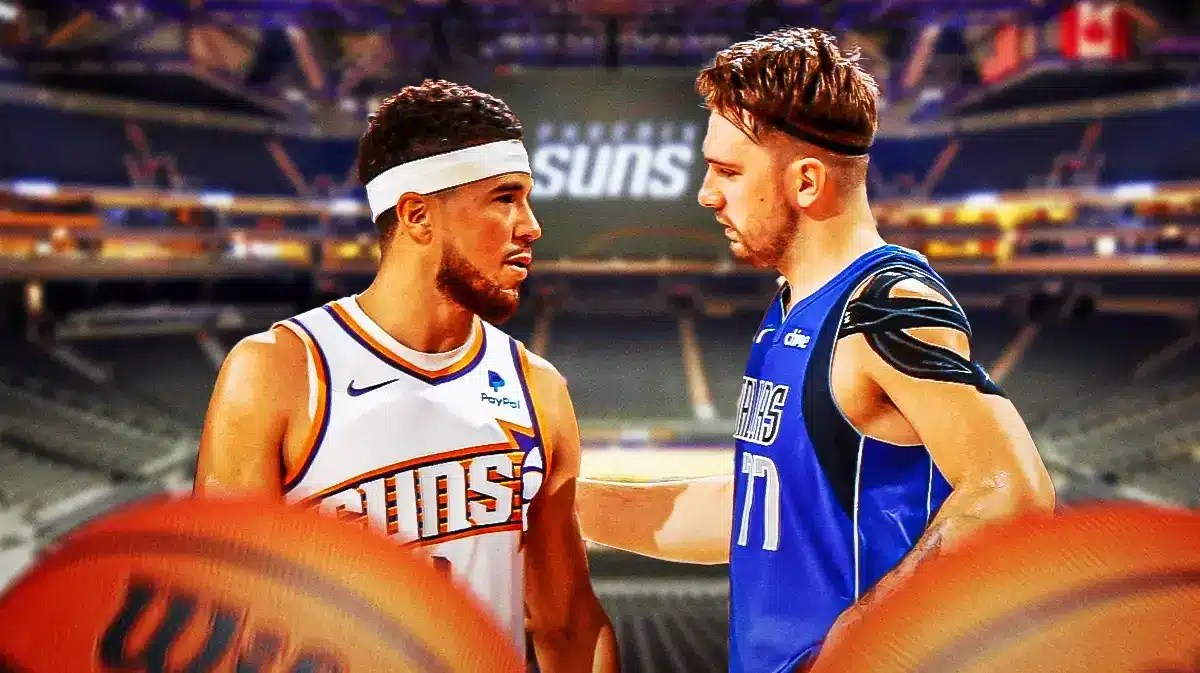 Suns' Devin Booker faces Mavs' Luka Doncic