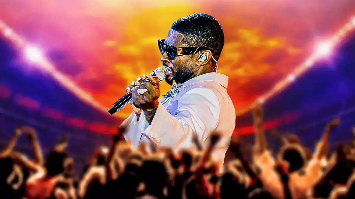 Usher singing
