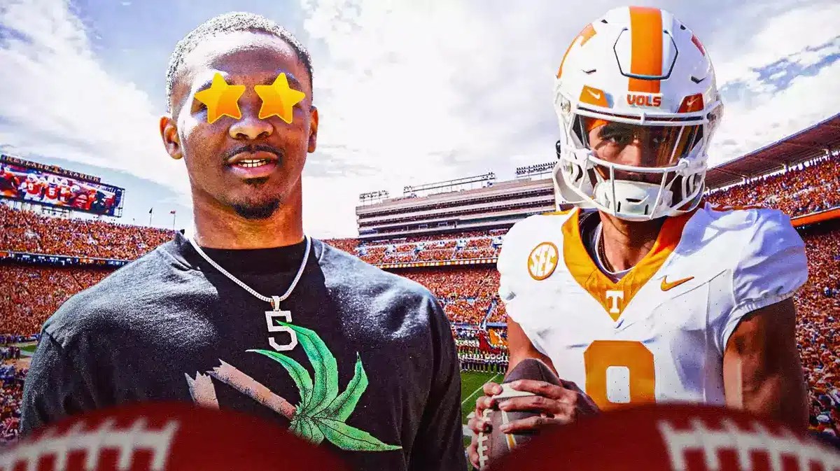 Nico Iamaleava's Tennessee football debut brought love from Hendon Hooker.