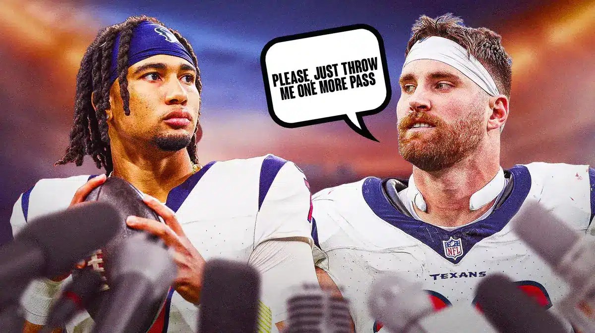 Dalton Schultz pleading with CJ Stroud to throw him just one more pass