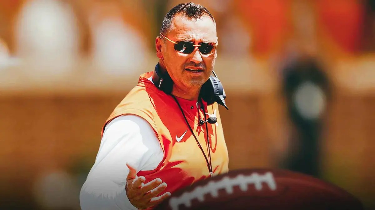 Texas football coach Steve Sarkisian