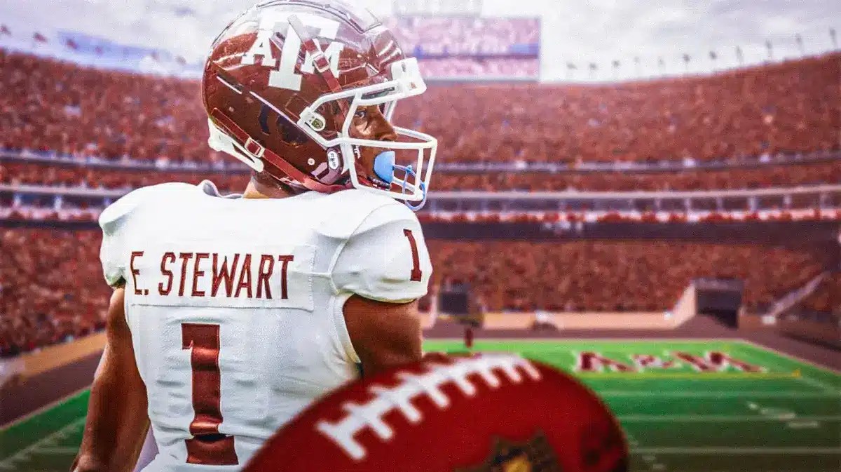 Texas A&M transfer Evan Stewart appeared to throw shade at Aggies training staff.