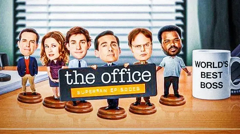 Characters from The Office as bobbleheads