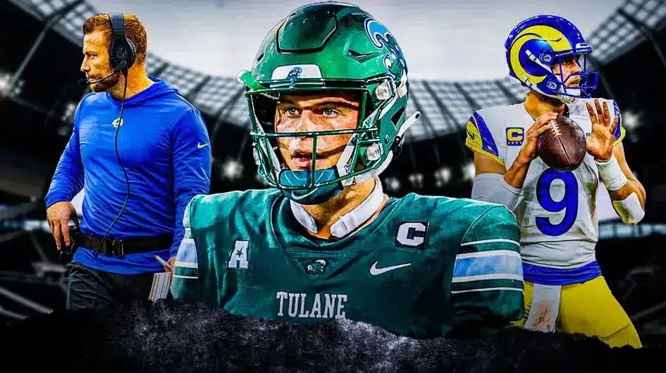 Rams, Michael Pratt, Tulane, Matthew Stafford, Sean McVay, Rams Draft, 2024 NFL Draft