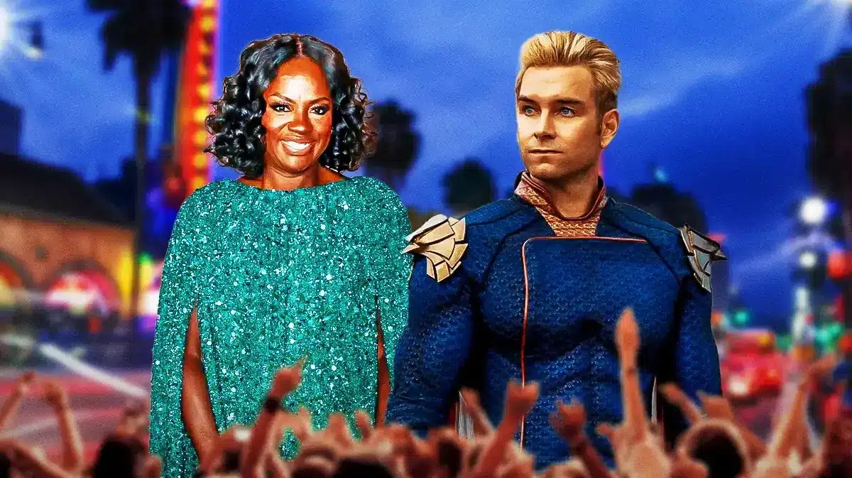Antony Starr from his role in The Boys, alongside Viola Davis