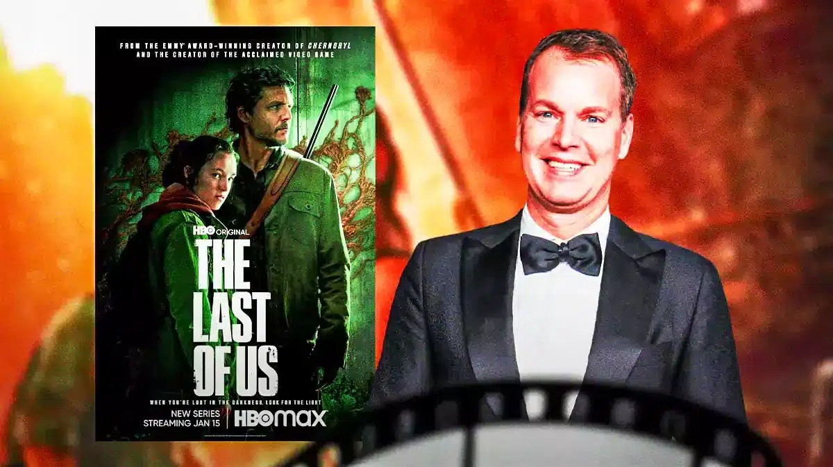The Last of Us HBO series poster with Casey Bloys.