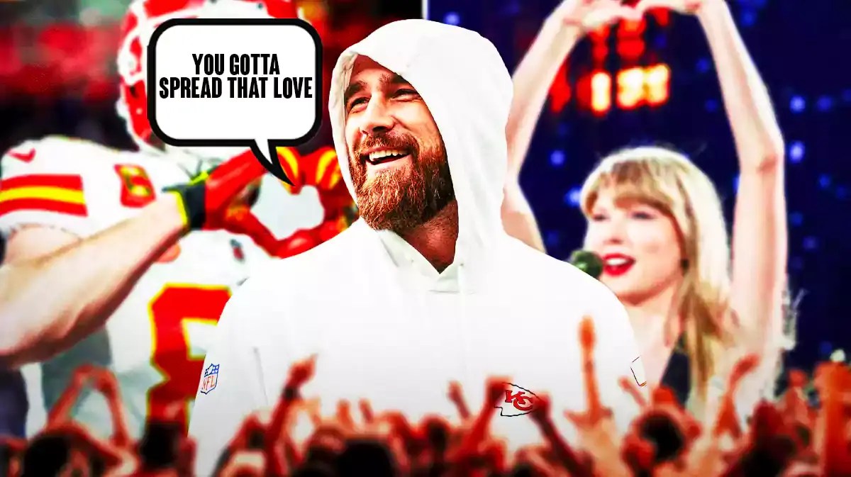 Travis Kelce reveals heartwarming reason for using Taylor Swift's signature heart symbol