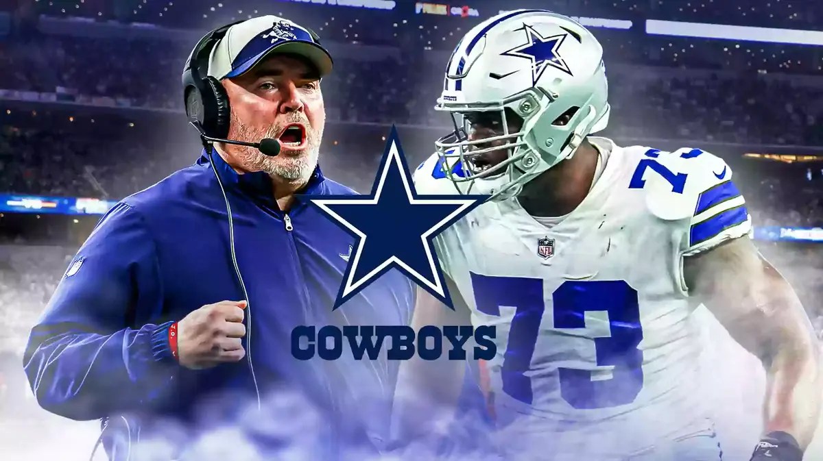 Cowboys head coach Mike McCarthy didn't rule Tyler Smith out for Week 18 despite him tearing his plantar fascia