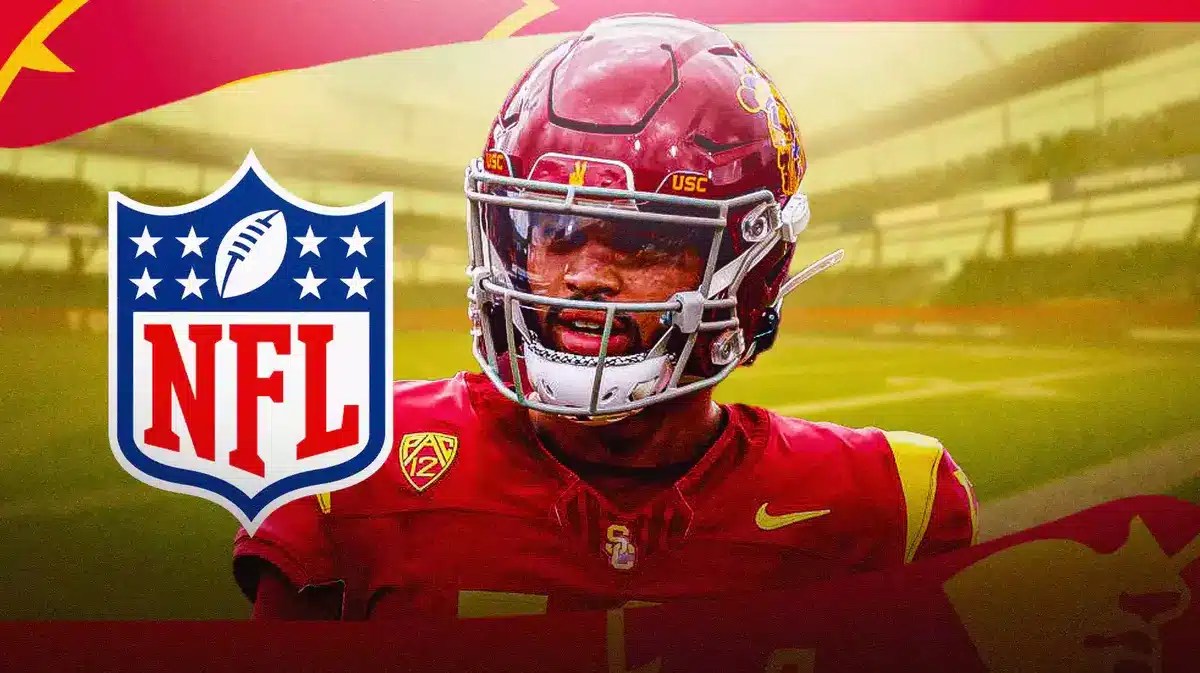 The USC football program hyped up Caleb Williams amid the star quarterback's looming NFL Draft decision deadline.