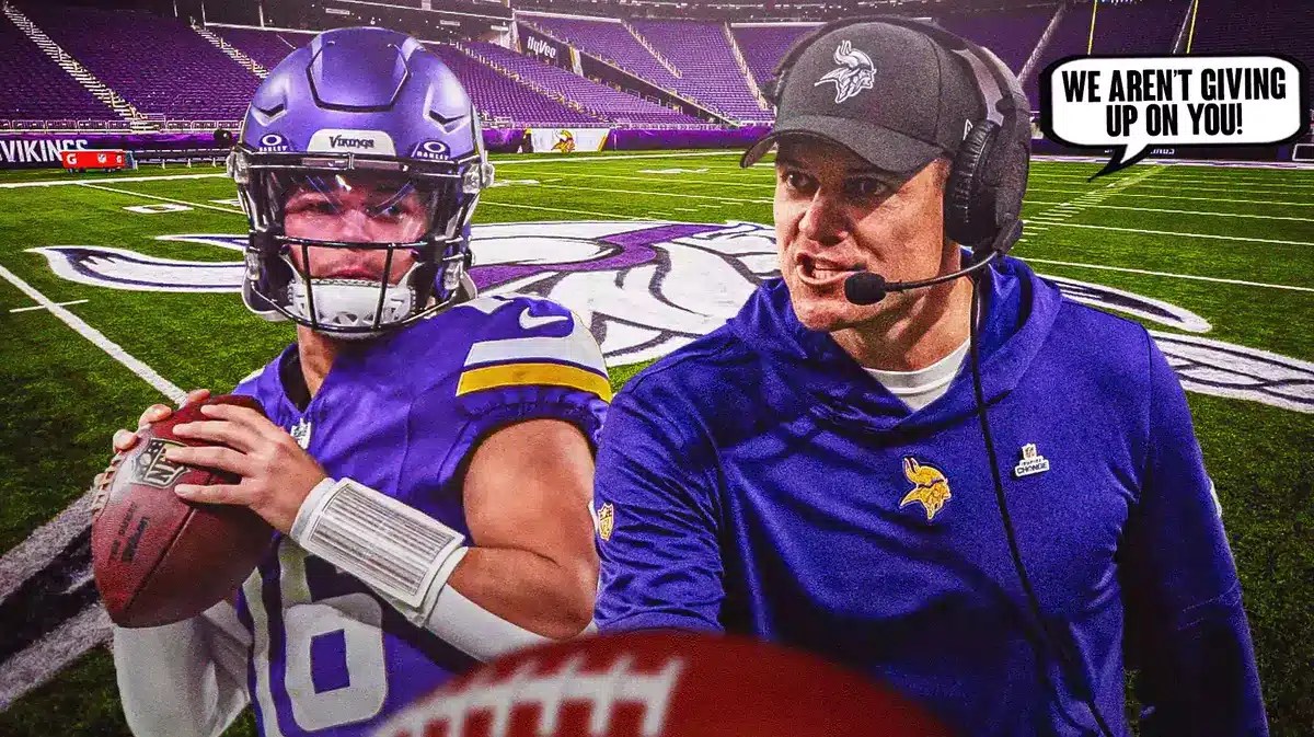 Kevin O'Connell made it clear that the Vikings aren't giving up on Jaren Hall just yet