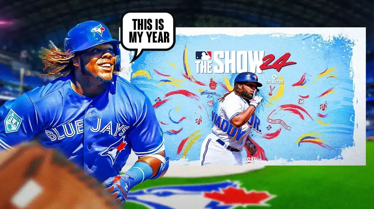 Vladimir Guerrero Jr. Reacts To MLB The Show 24 Cover