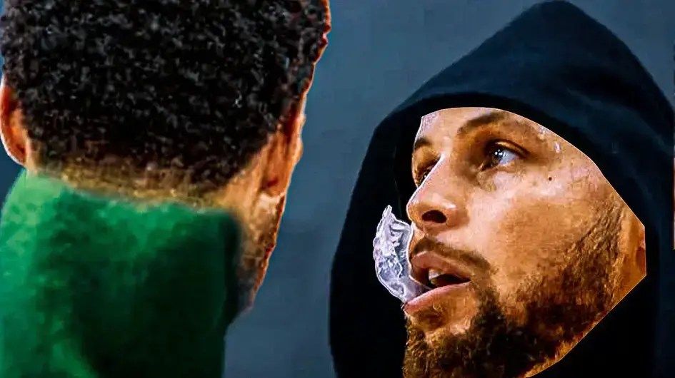 Warriors' Stephen Curry in the Evil Kermit meme
