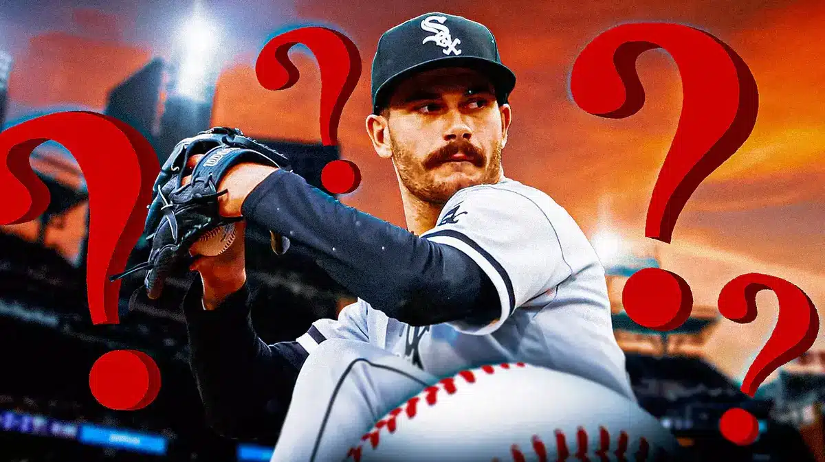 Dylan Cease (Chicago White Sox) with question marks around him